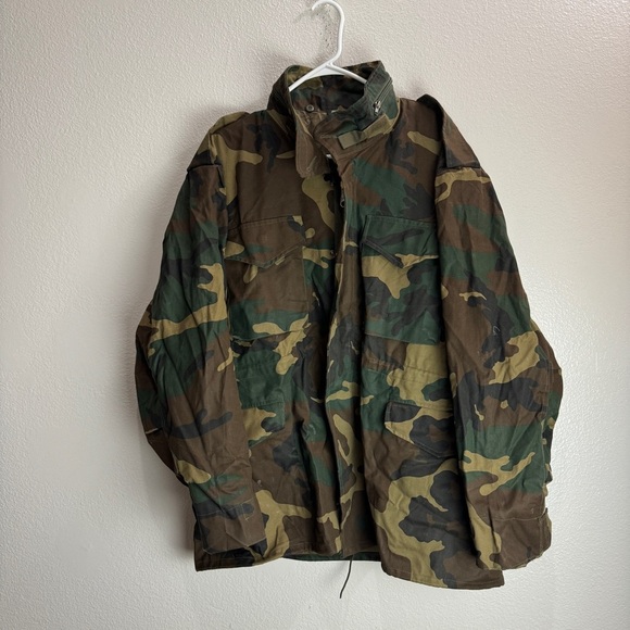 Vintage Camo Army Jacket Size 52 - Picture 1 of 11